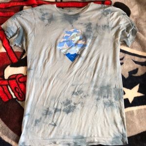 Authentic Pink Dolphin tye dye baby blue shirt